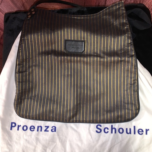 🔥 Proenza Schouler canvas and leather tote  👜 - Picture 1 of 8
